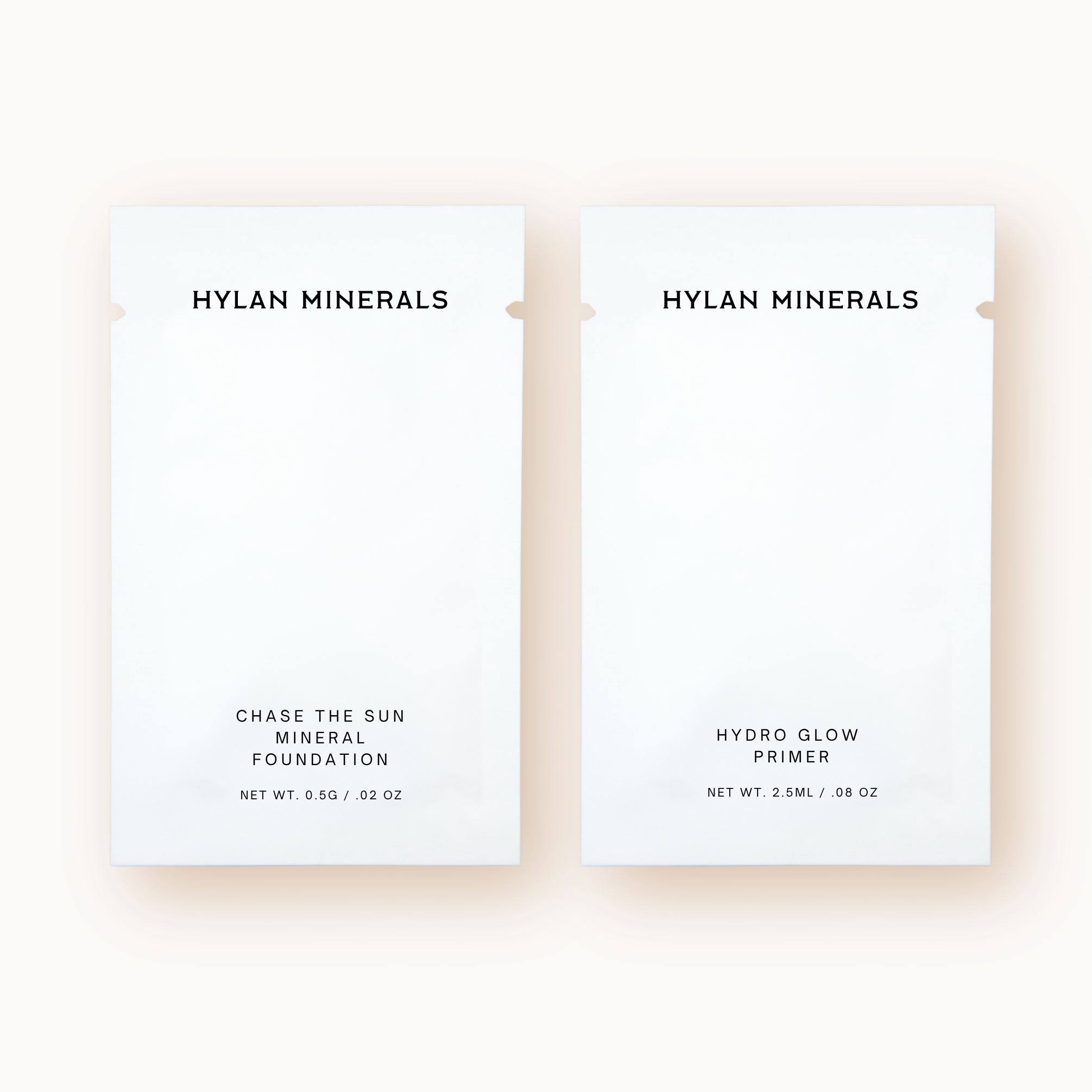 Sample pack: Chase the Sun Mineral Foundation & Hydro Glow Primer
